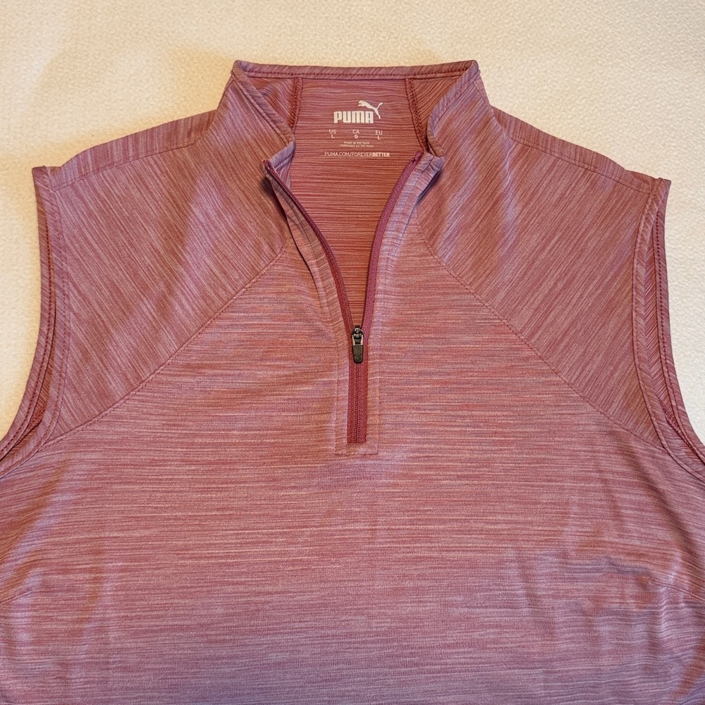 Puma 1/4 Zip-Up Sleeveless Top - Picture 3 of 3